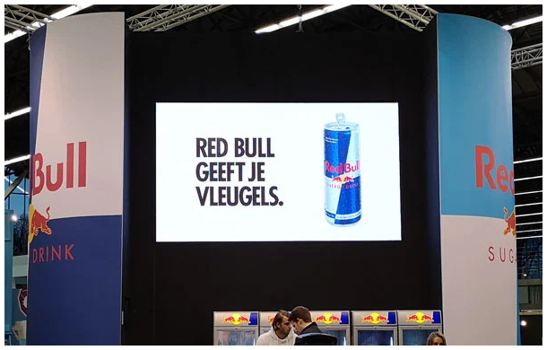 led scherm voor beurs in Amsterdam
